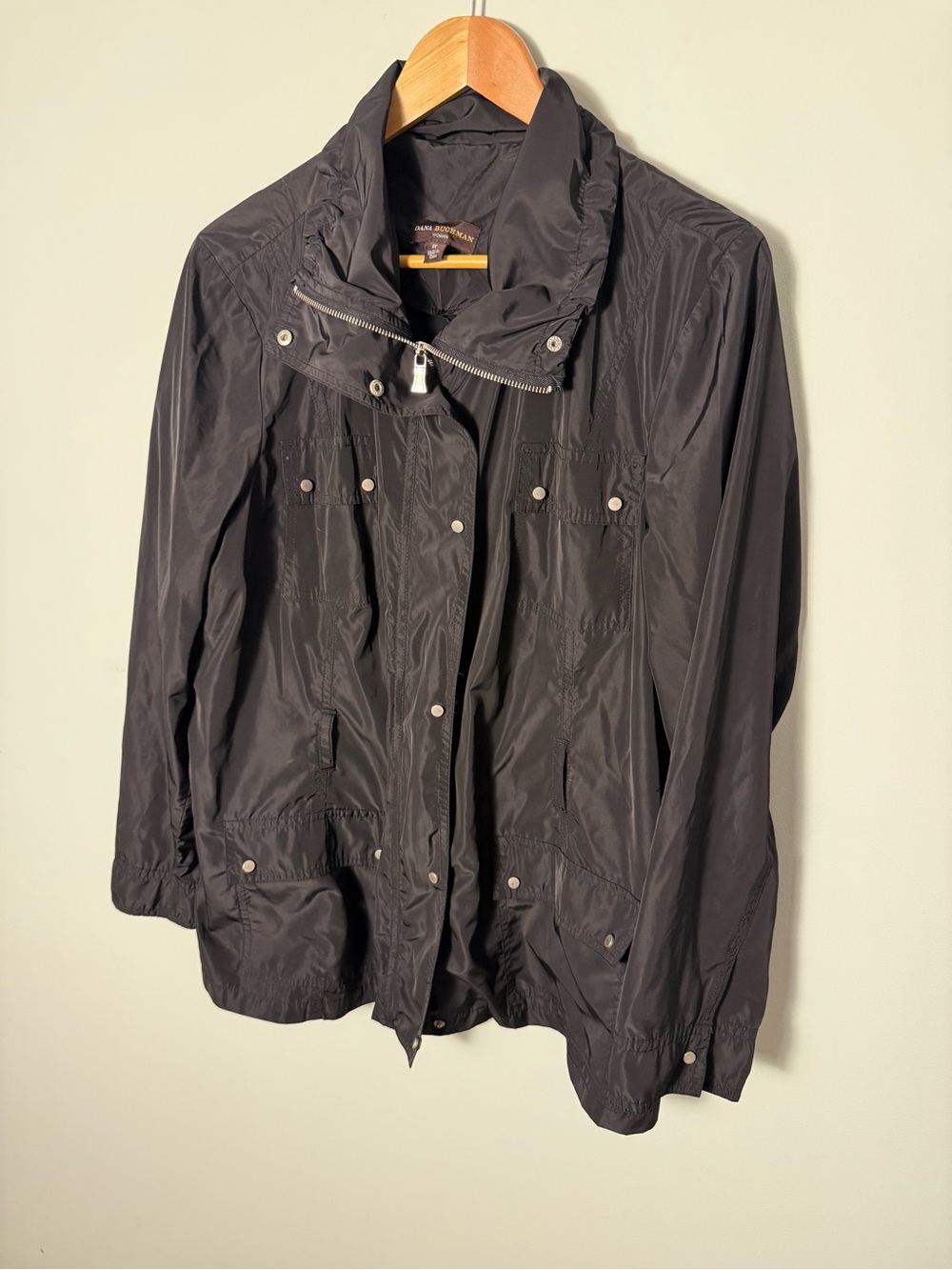 Lightweight Black Women's Shell Jacket Size 1X